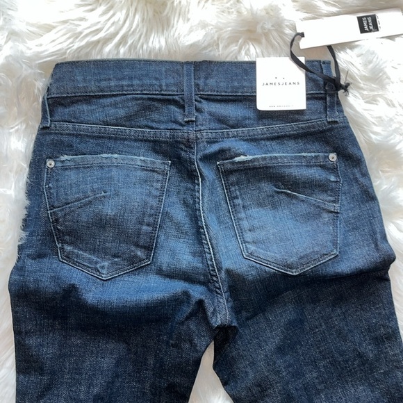 🆕 James Jeans Twiggy Distressed Mid-Rise Legging Jean Cotton Size 25 - Picture 3 of 11